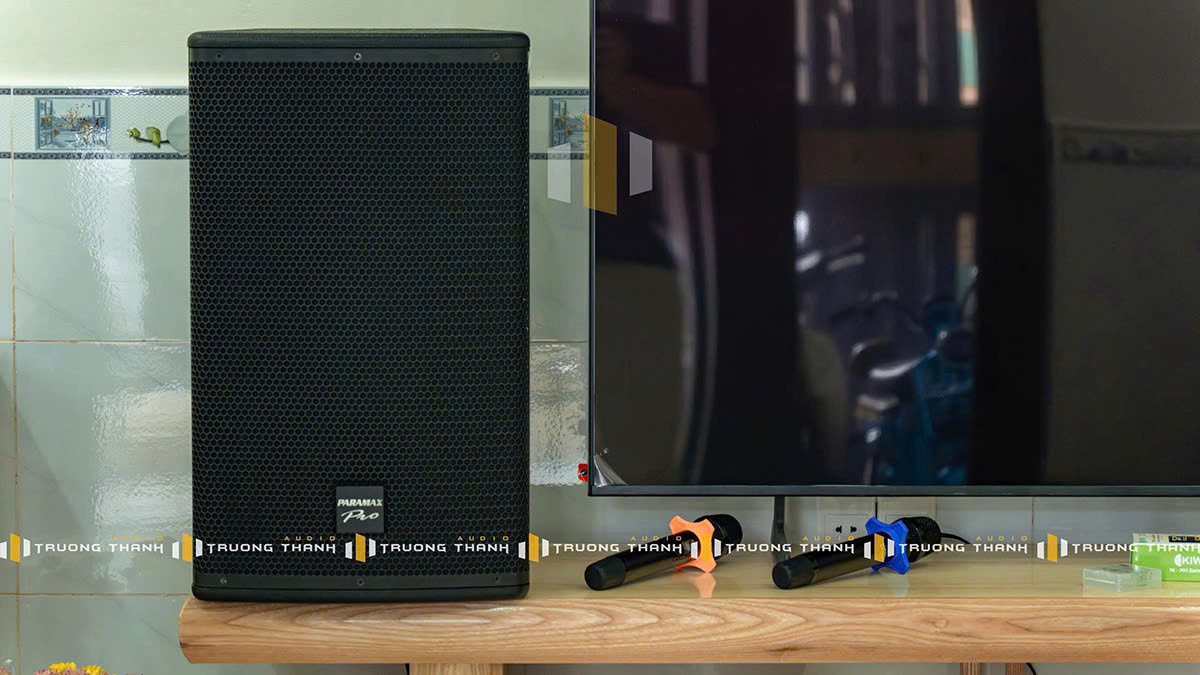 loa karaoke paramax pro v30 của Dàn karaoke Paramax TT330: (Paramax PRO V30, Vatasa Bla600 New, B&W S1500 Max)