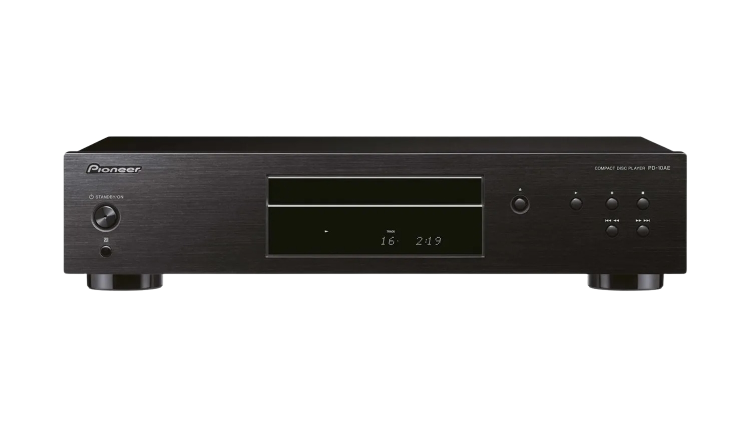 Mặt trước của Đầu CD Pioneer PD-10AE màu đen