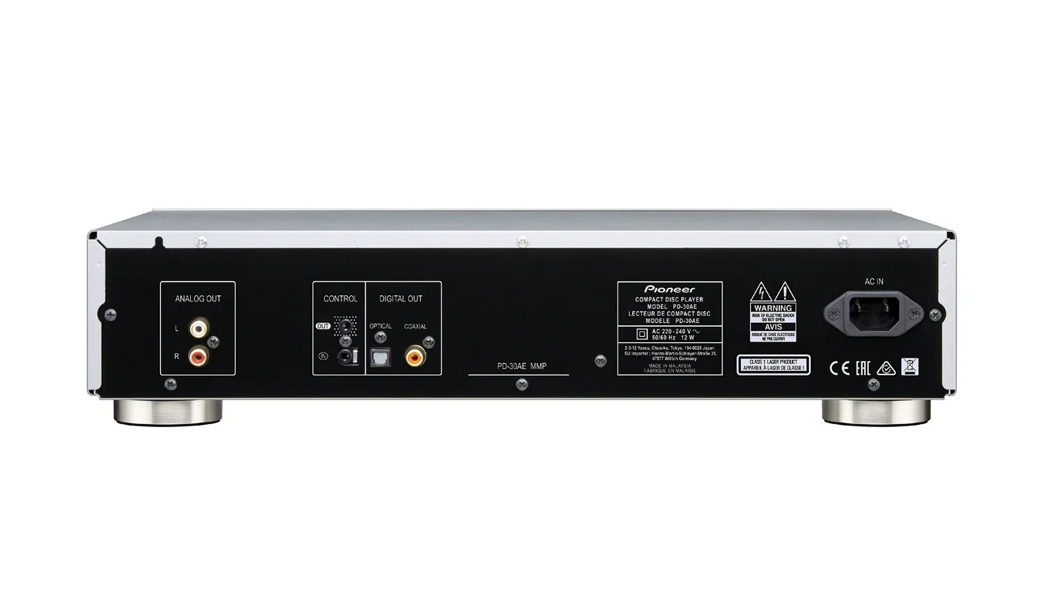 Mặt sau của Đầu CD Pioneer PD-30AE