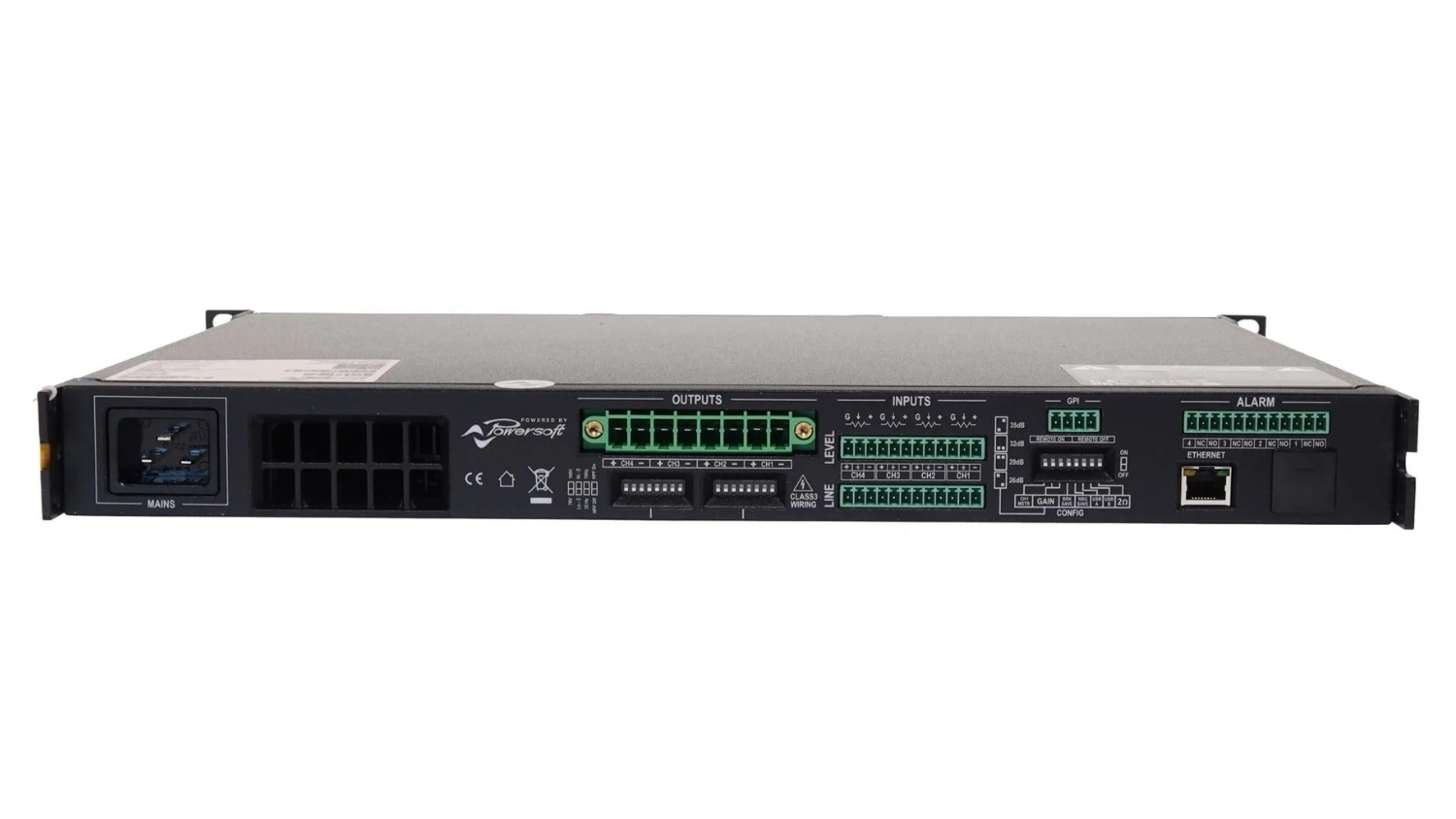 Ảnh sản phẩm Cục đẩy 4 kênh Powersoft QUATTROCANALI 1204 DSP 4