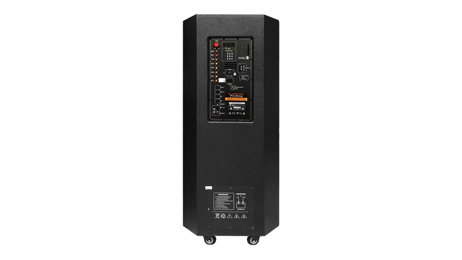 Mặt sau của Loa kéo Prosing W215B