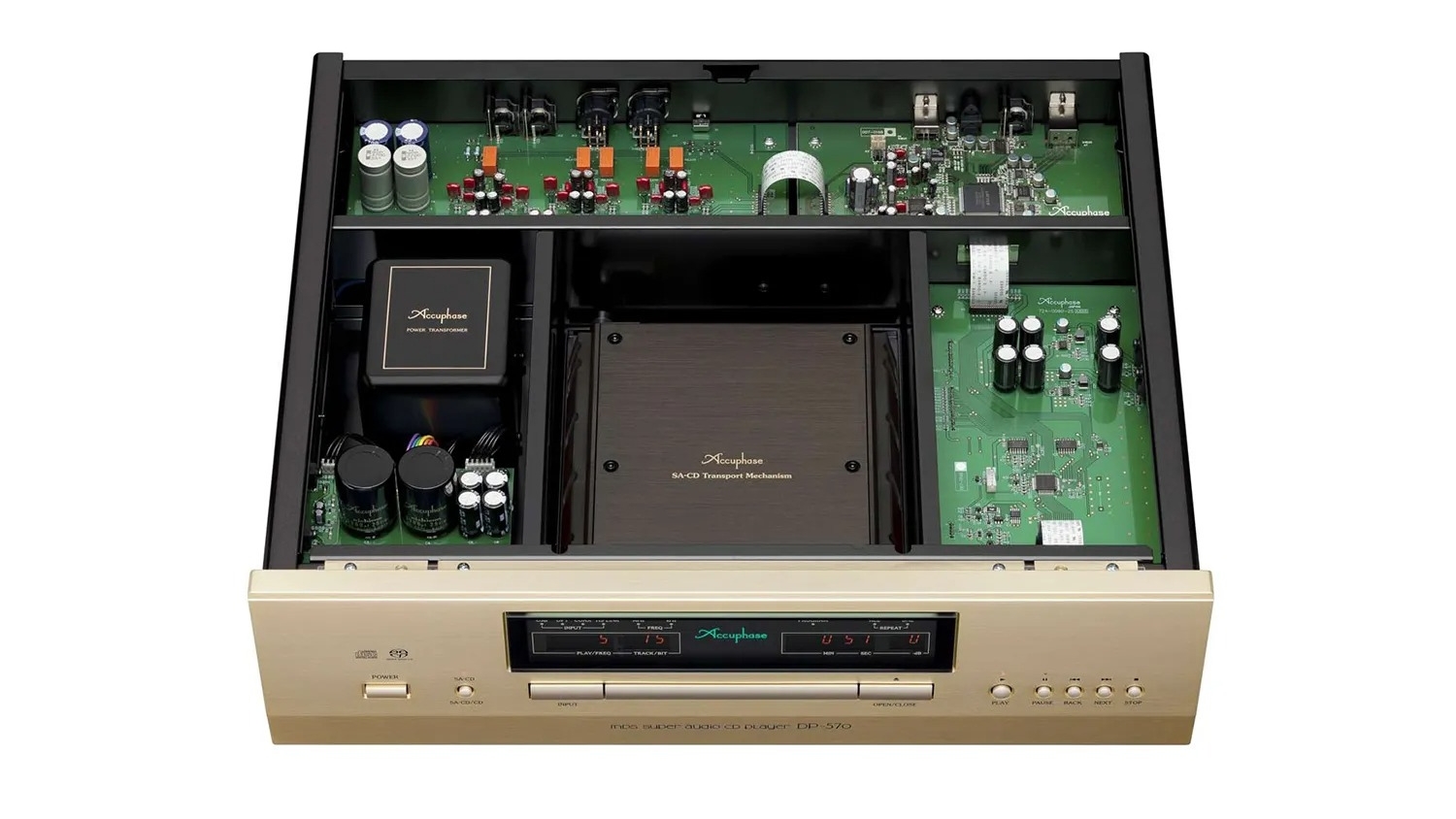 Mặt trong của Đầu Accuphase SACDCD DP-570