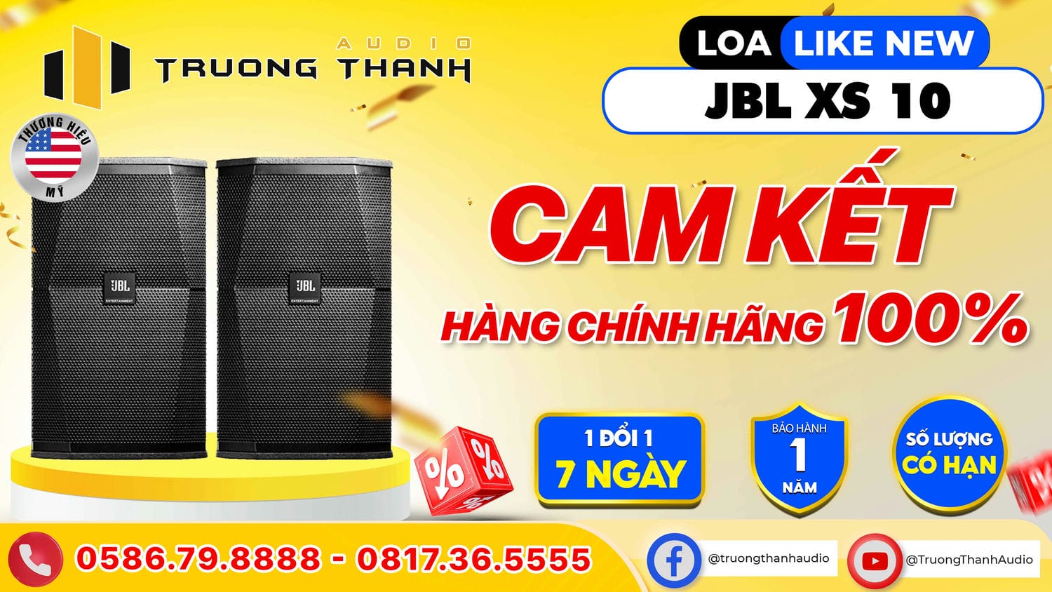 Ảnh nổi bật của sản phẩm Loa JBL XS10 (Hàng Chính Hãng Likenew) 1