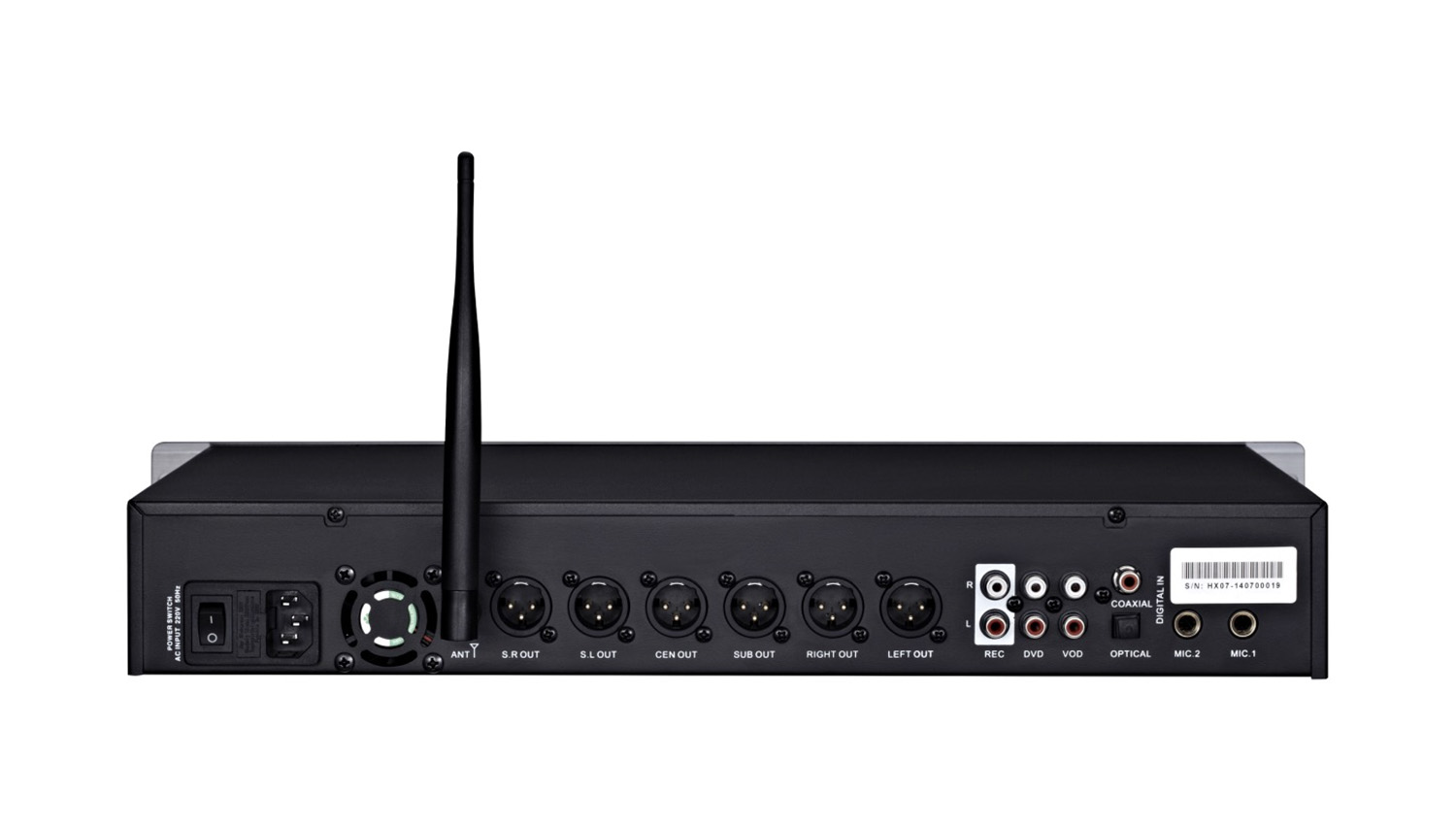 Vang số AAP K9800 II Plus mặt sau