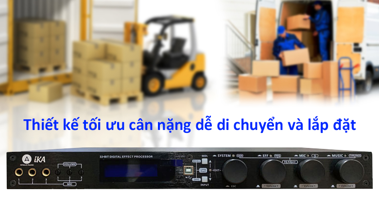 Vang số Apollo IKA | Thiết kết tối ưu cân nặng dễ di chuyển và lắp đặt