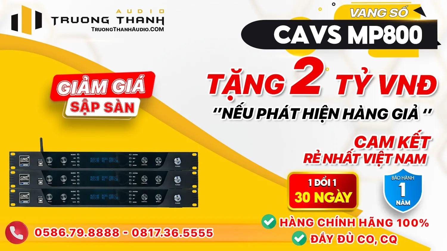 Ảnh nổi bật của sản phẩm Vang Số CAVS MP800 1