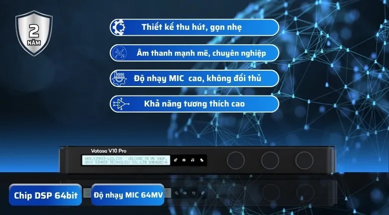 Ảnh nổi bật của sản phẩm Vang Số Vatasa V10 Pro 2