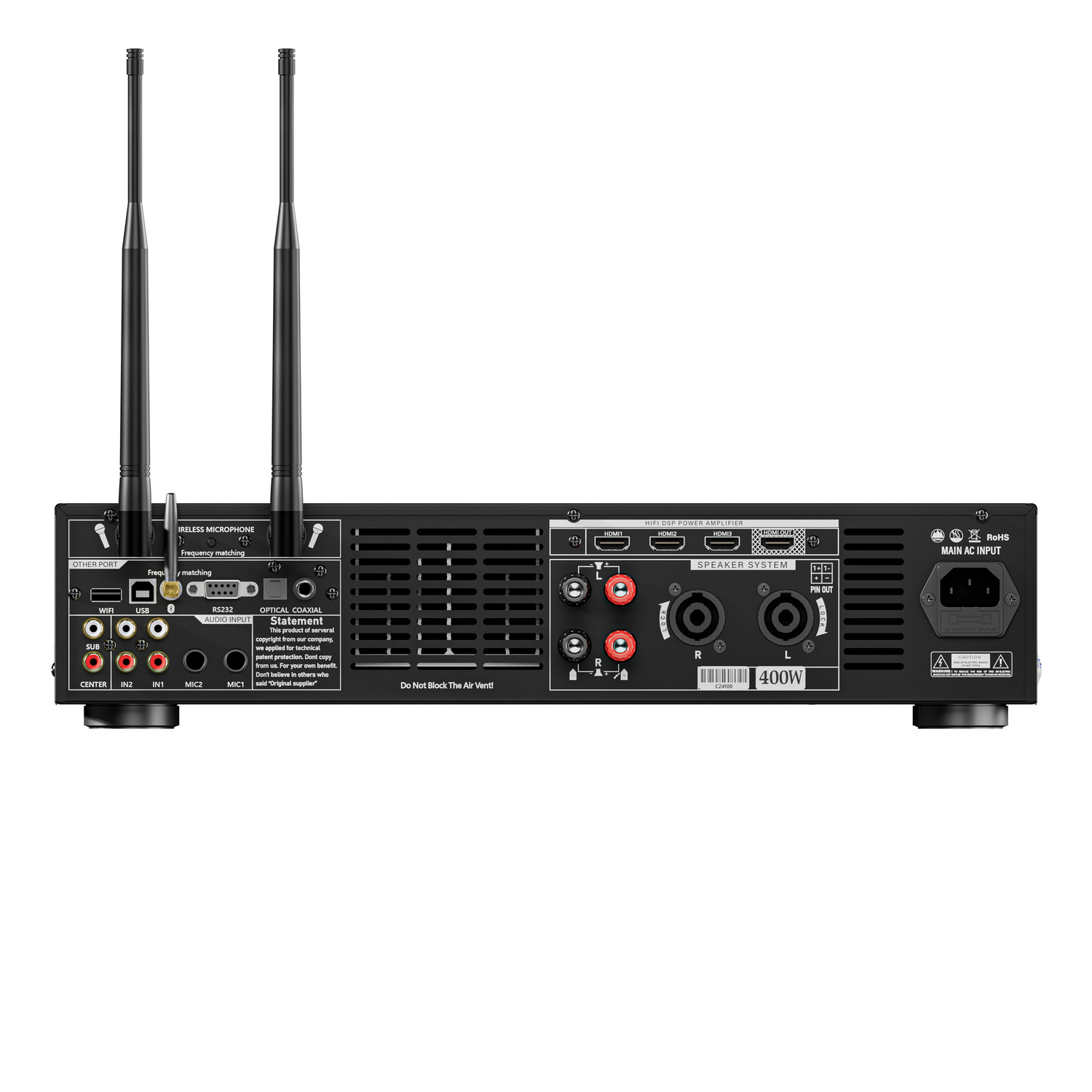 Ảnh sản phẩm Amply Số Vatasa Bla400 New 8