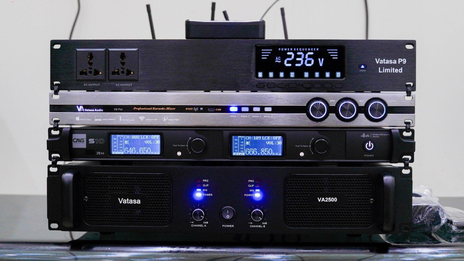 Thiết kế sang trọng và hiện đại của Vang số Vatasa V6 Pro