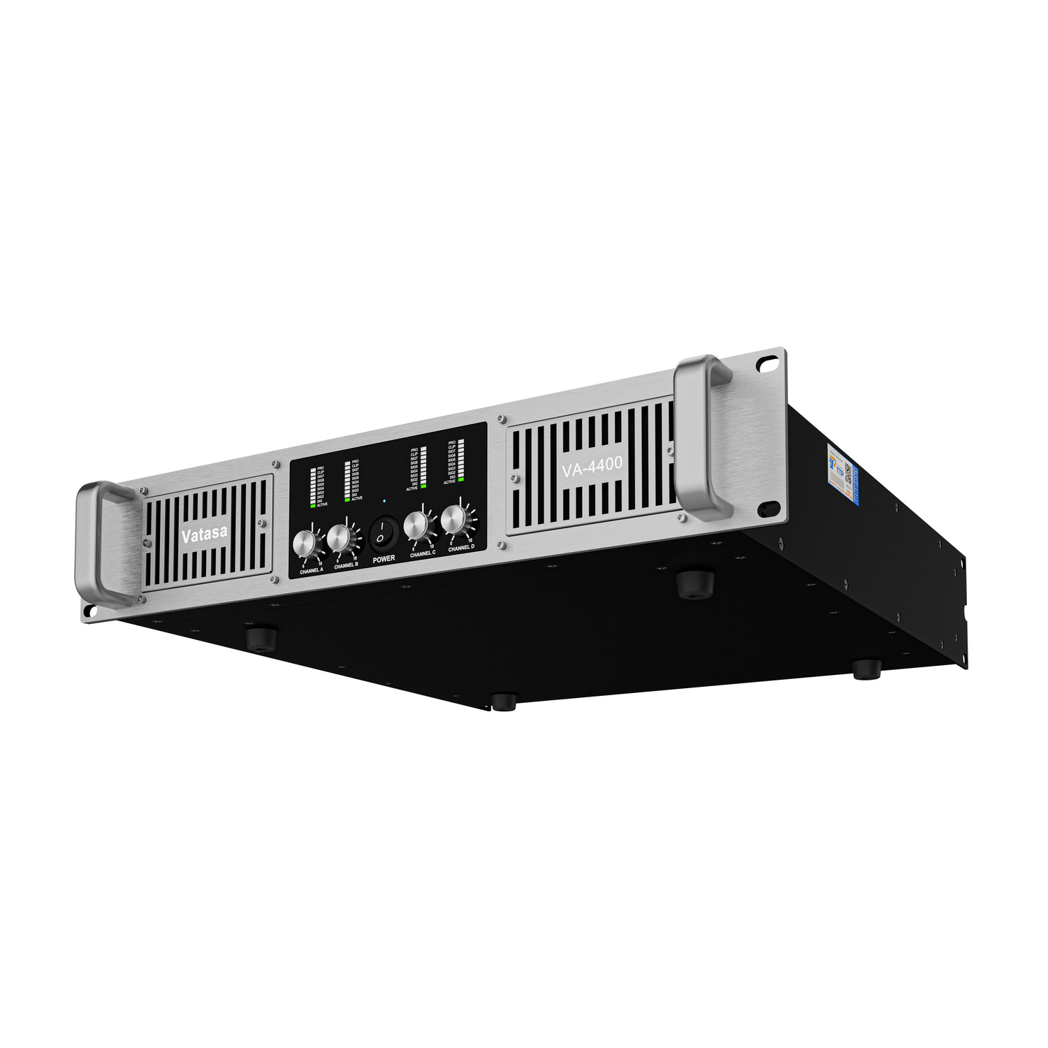 Ảnh sản phẩm Cục Đẩy Công Suất 4 Kênh Vatasa Va-4400 (Bạc) 4