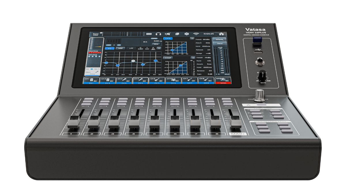 Mặt trước Mixer Vatasa VDM16 Plus phông trắng