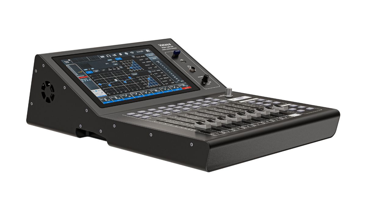 Mặt bên Mixer Vatasa VDM16 Plus phông trắng