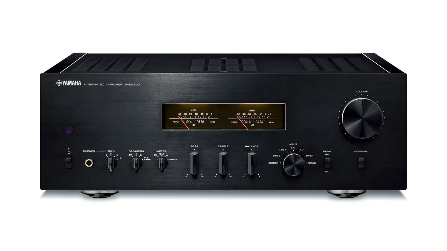 Mặt trước của Amply Yamaha A-S 2200