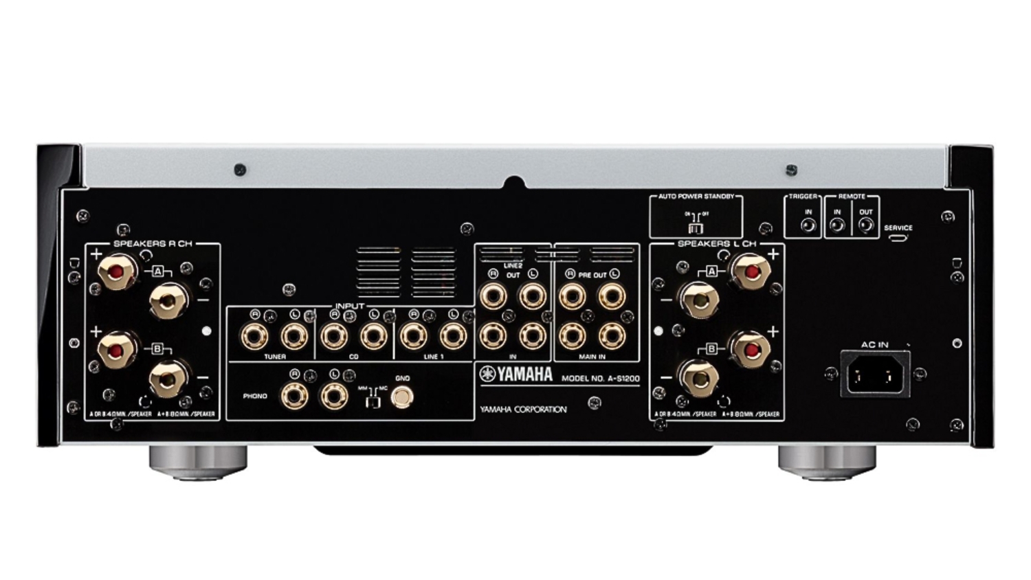 Mặt sau của Amply Yamaha A-S1200