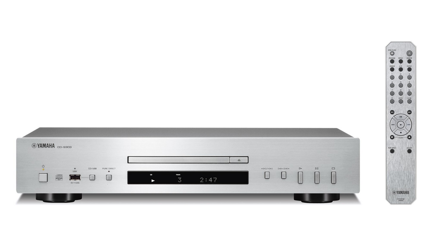 Đầu CD Yamaha CD-S303 màu trắng