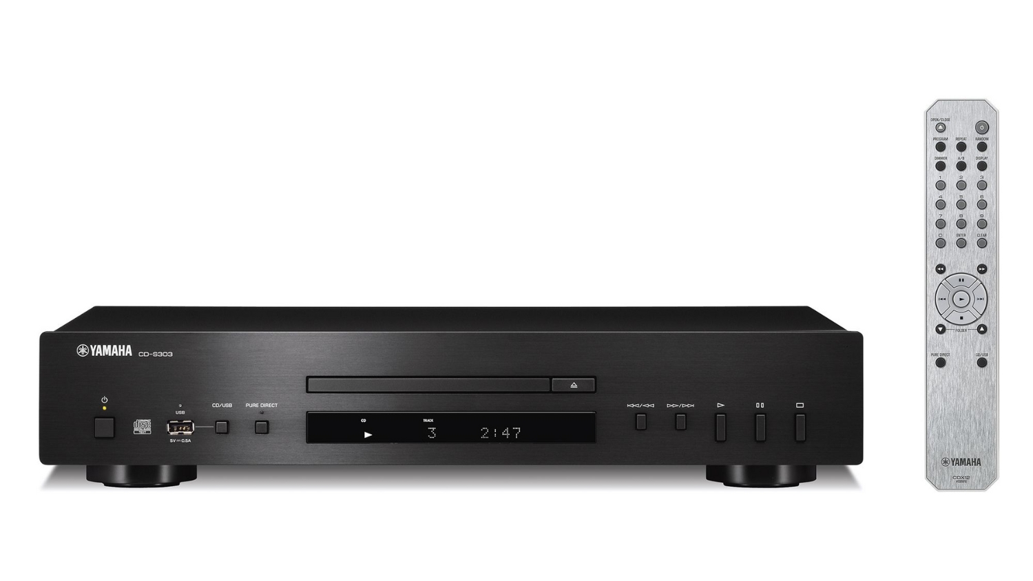 Đầu CD Yamaha CD-S303 màu đen