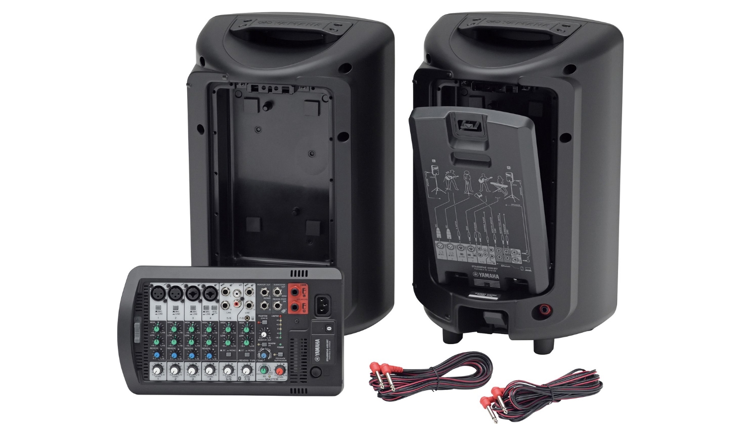 Mặt sau của BỘ LOA YAMAHA STAGEPAS 400BT