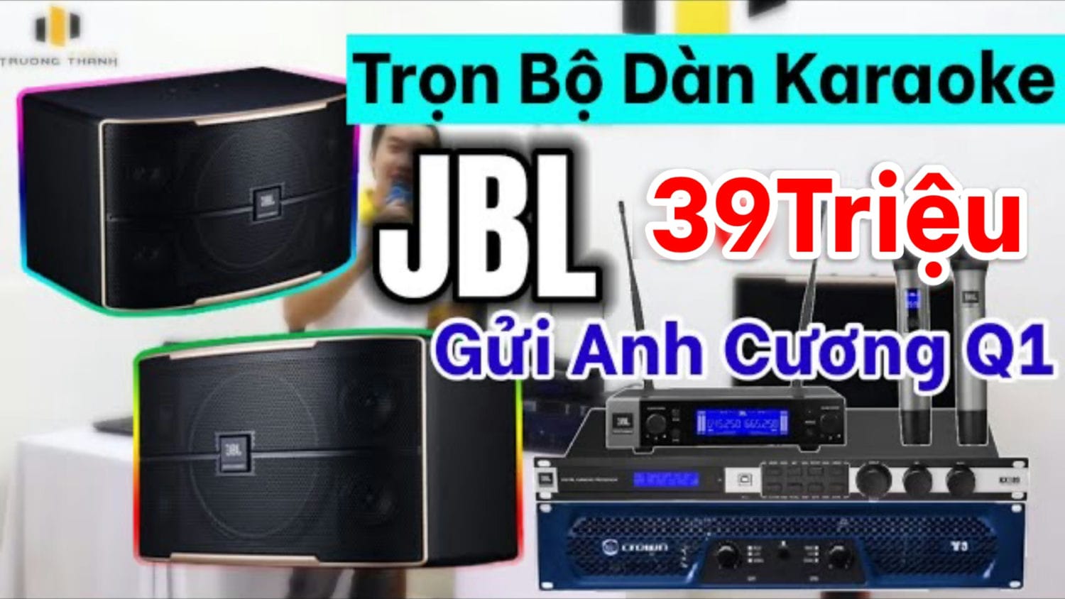 Setup dàn karaoke JBL gửi anh Cương Quận 1 chỉ với 36Triệu âm thanh đẳng cấp