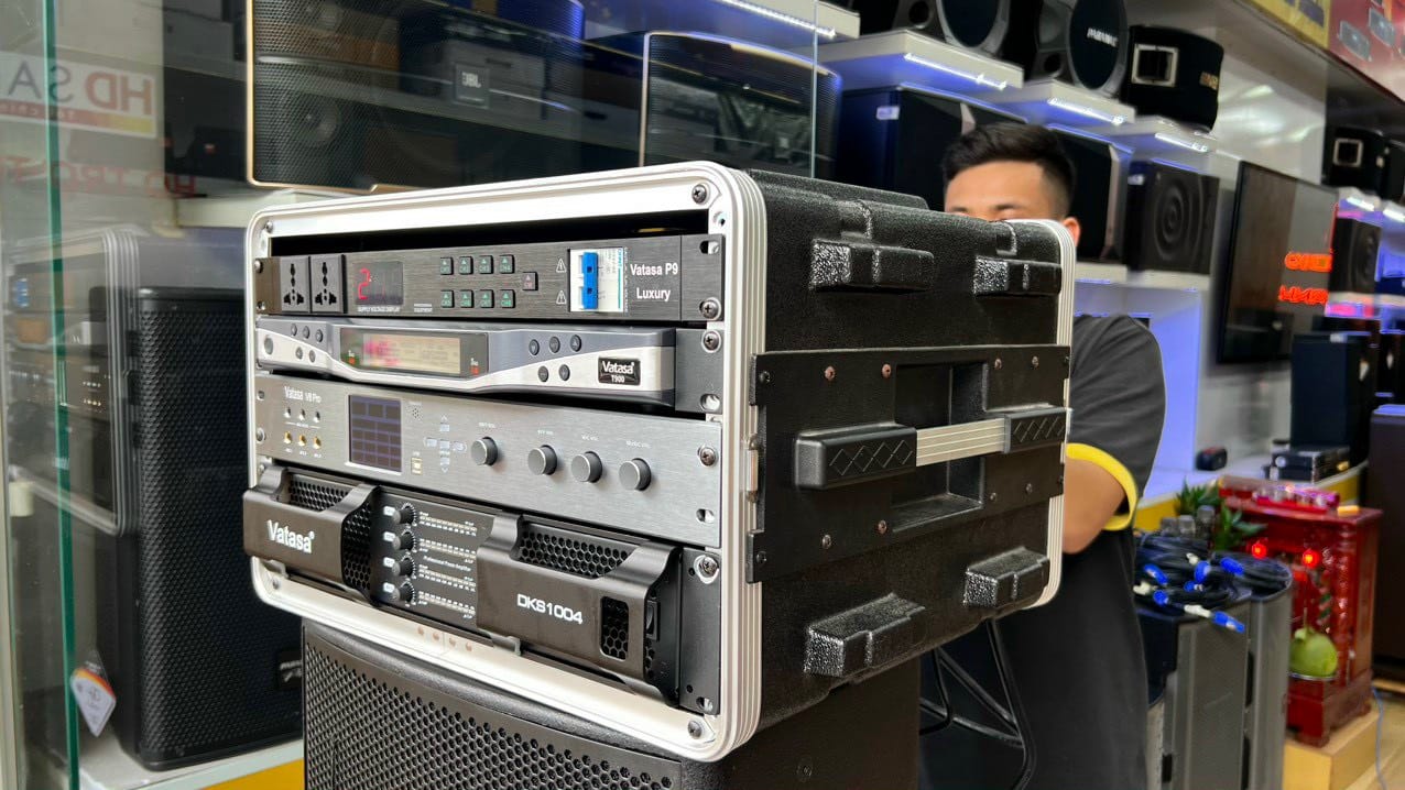 Ảnh sản phẩm Dàn Karaoke DT TT215: (DT Delta15, Vatasa T900 New, Vatasa V8Pro, Vatasa DKS1004 NEW, 2 DT Delta118, Vatasa P9 Luxury) 3