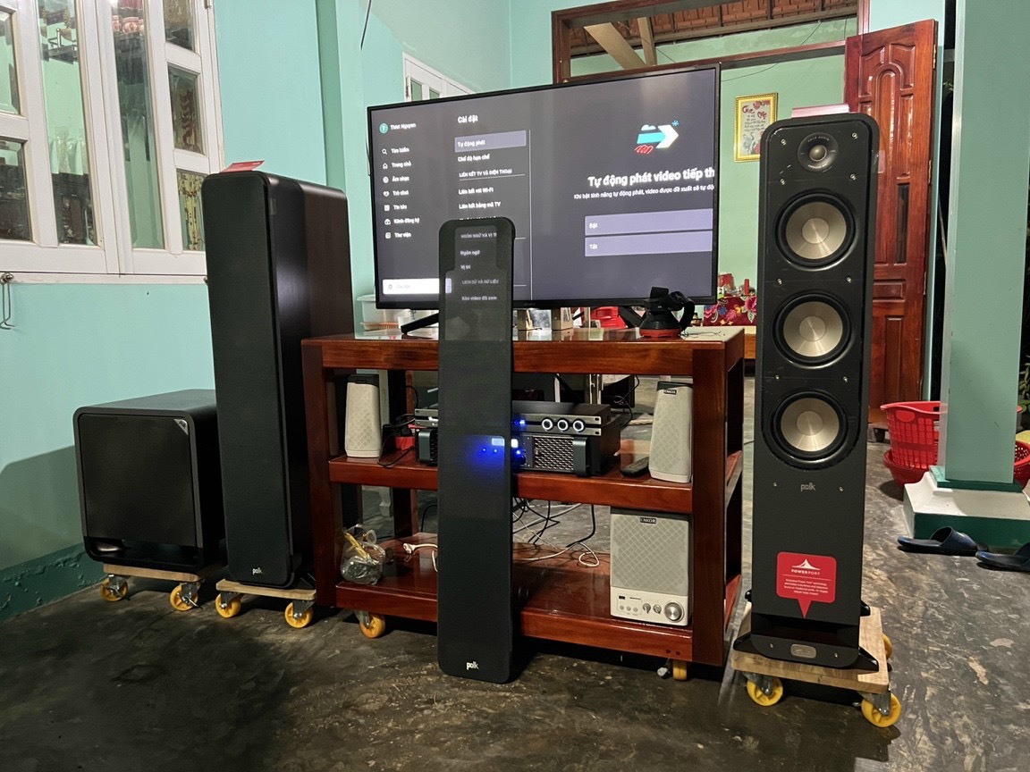 Khách hàng Phúc An đánh giá về sản phẩm Dàn Karaoke Polk TT129: (Polk Audio ES55, Vatasa T500, Vatasa V6 Pro, DT Lion406, Polk Audio HTS12)