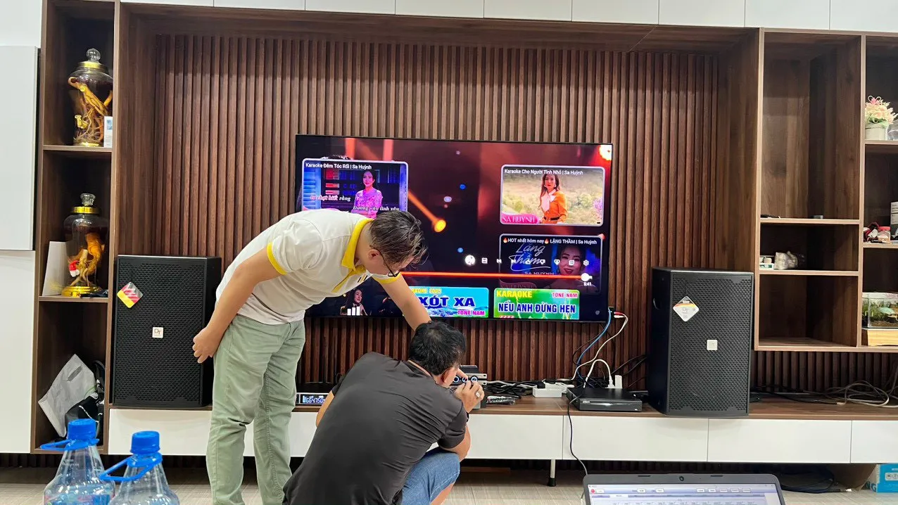 Khách hàng Vân Huy đánh giá về sản phẩm Dàn Karaoke DT TT342: (DT D2000, Vatasa HC600, Nex12)