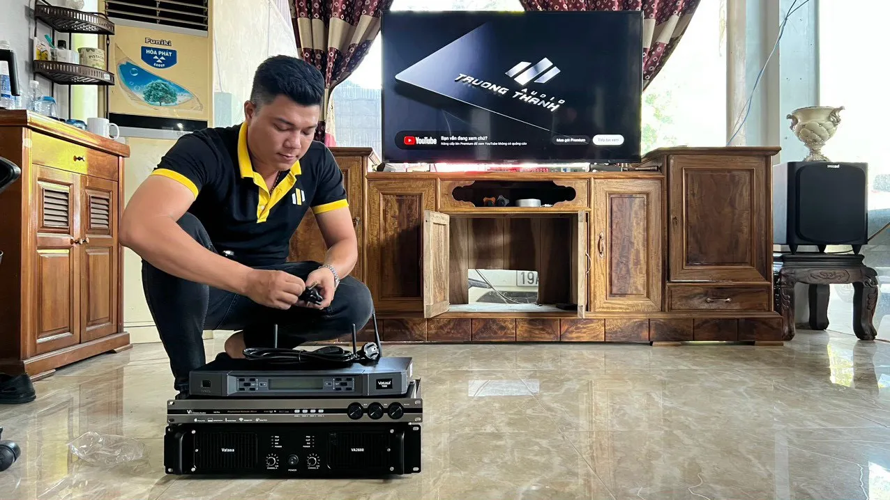 Khách hàng An Ninh đánh giá về sn phẩm Dàn Karaoke CAVS TT350: (CAVS C12, Vatasa Bla600 New)