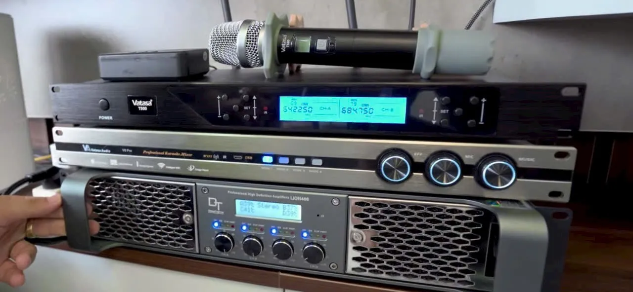 Khách hàng Phúc Vũ đánh giá về sản phẩm Dàn Karaoke JBL TT159: (JBL KPS2, JBL VM200, JBL KX180, DT Lion406, DT Delta115)