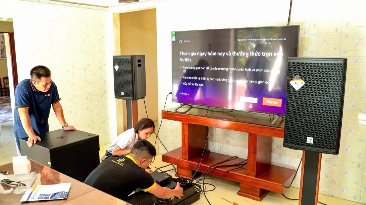 Khách hàng Hoàng Lâm đánh giá về sản phẩm Dàn karaoke DT TT280: (DT Alpha 12, Vatasa T500, Vatasa V6 Pro, DT Lion406, DT Sigma115, Vatasa P9 Luxury)