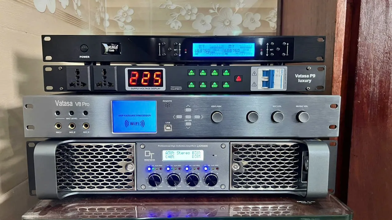 Khách hàng Quang Khải đánh giá về sản phẩm Dàn karaoke DT TT269: (DT Alpha 12, Vatasa T10, Vatasa V8 Pro, DT Lion406, DT Delta118, Vatasa P9 Limited, Pro 4TB, VietK 22 inch)