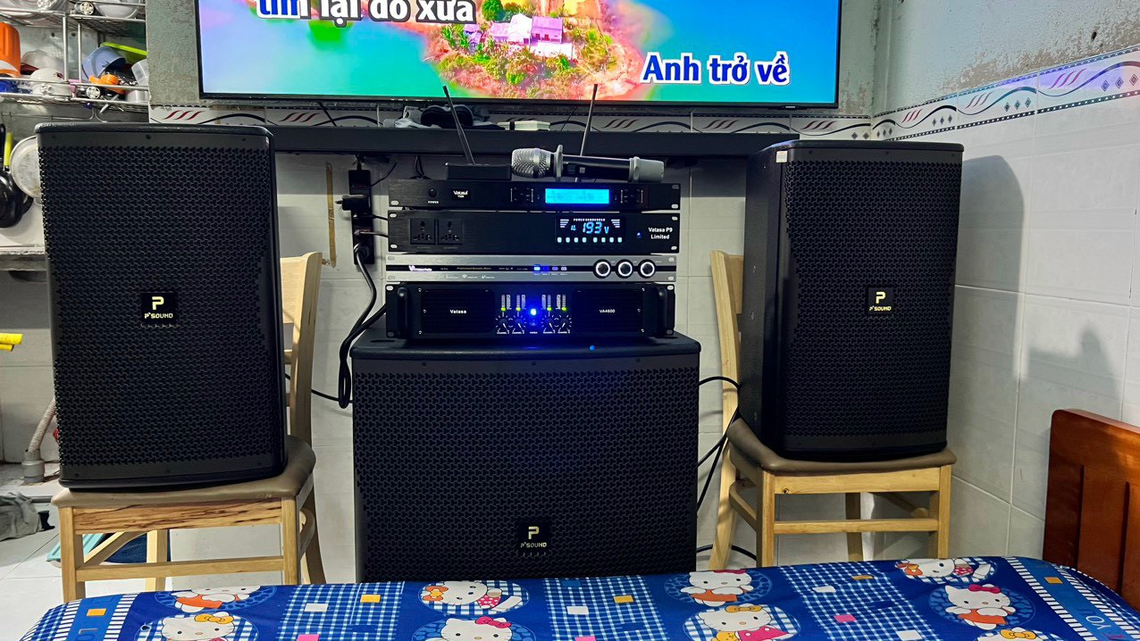Khách hàng Anh Dũng đánh giá về sản phẩm Dàn Karaoke P'Sound TT281: (P'SOUND S-6030i, Vatasa T500, Vatasa V6 Pro, Vatasa VA-4600, P'SOUND SUB-6018)